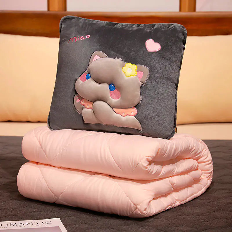 2-in-1 Three-Dimensional Pillow Quilt