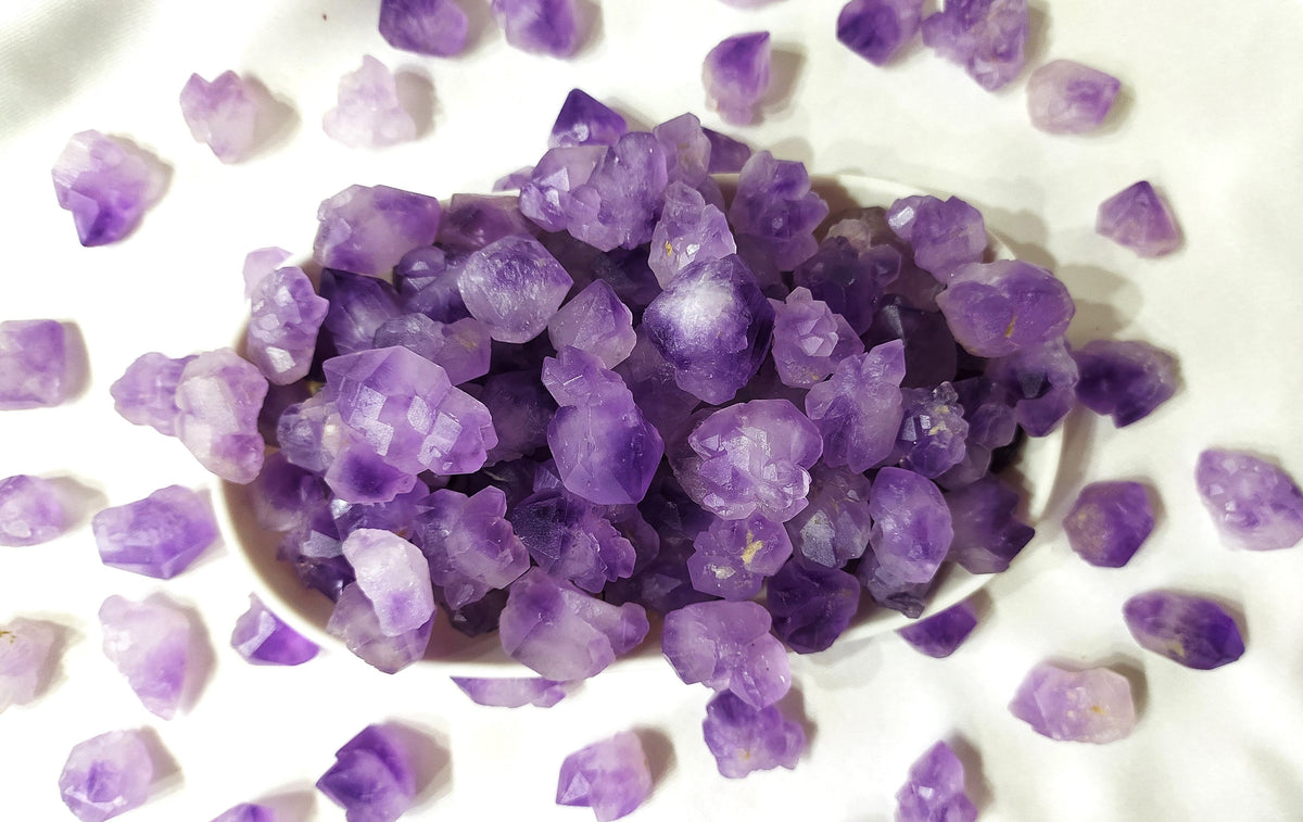 100g Amethyst Natural Points, Healing Crystal Points