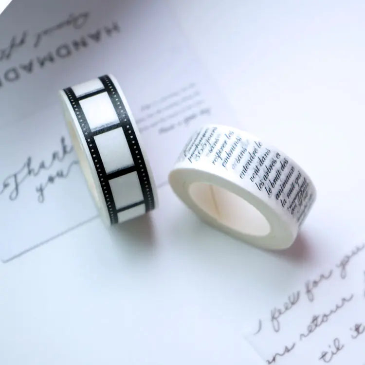 Minimalist Letter Washi Tape - 888