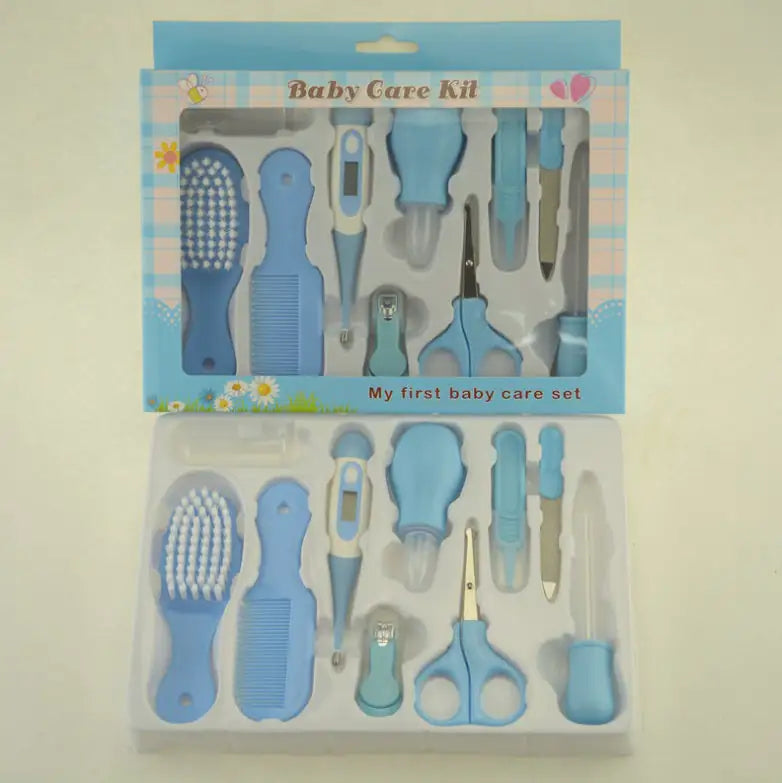 Thermometer für Mutter und Kind, Fütterung, Nasenpflege, 10-teiliges Set, Baby-Maniküre-Klemme, Nagelknipser-Set