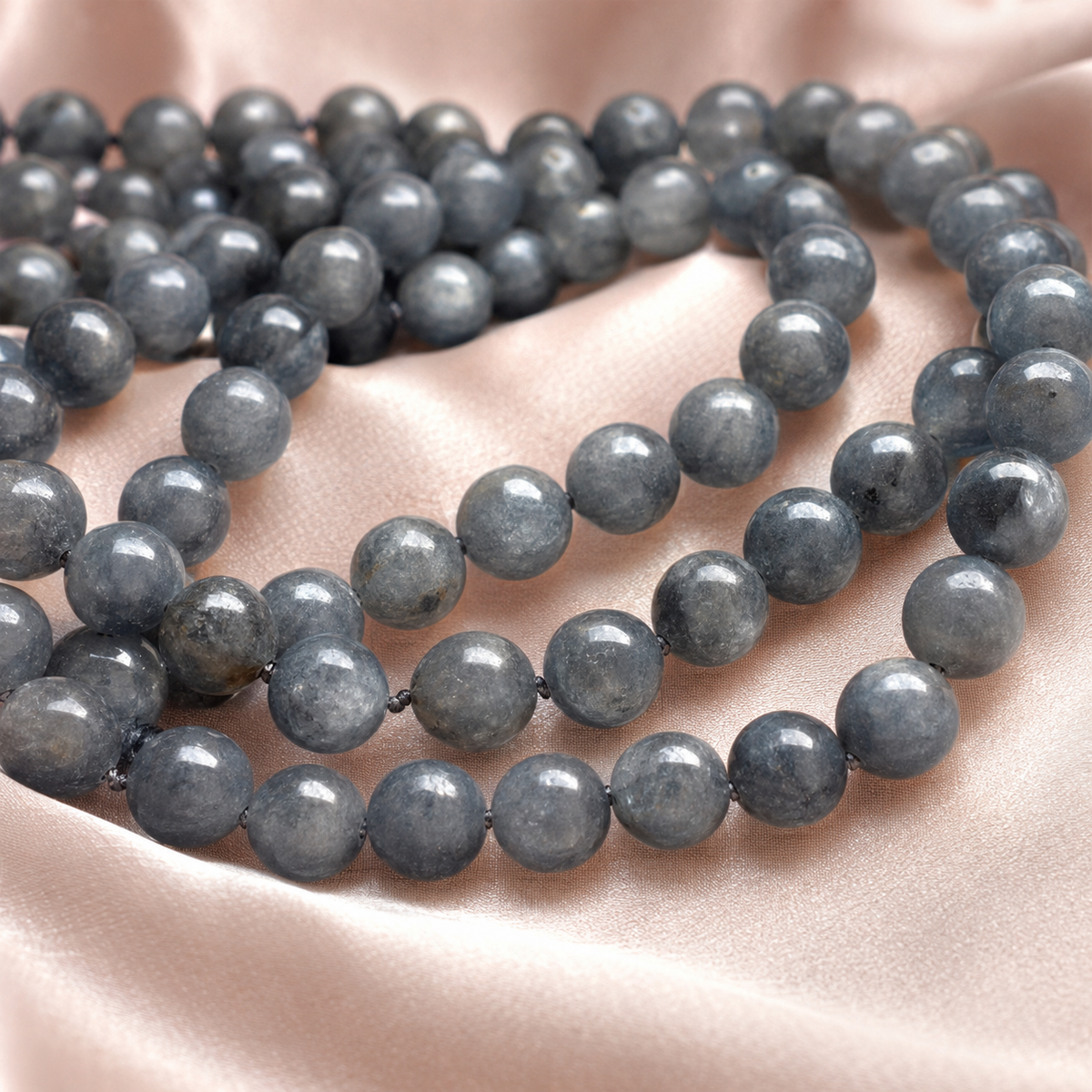 Iolite Beads, Natural Round Crystal Beads 6mm to 10mm