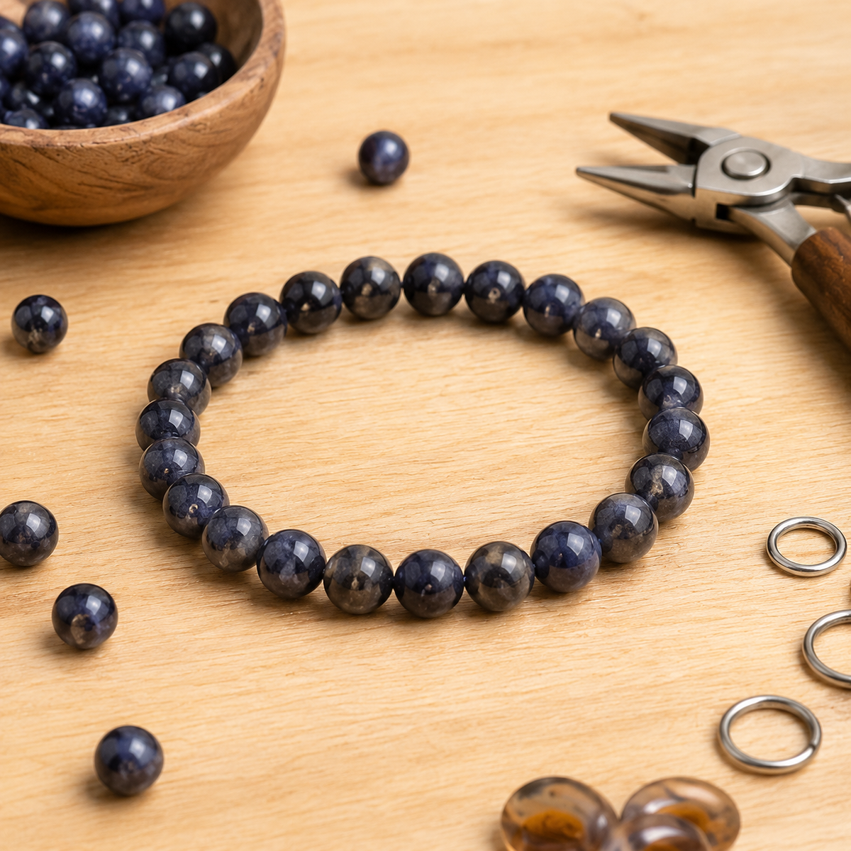 Iolite Bracelet (Self- Healing and Dreams)