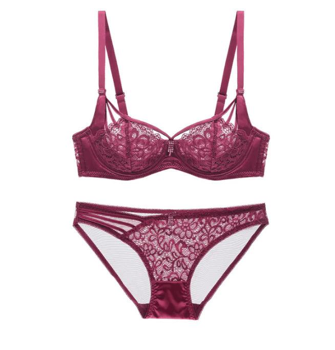 Lace Bra Set with Underwear - Lingerie
