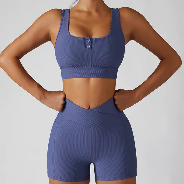 Women's Shockproof Push-Up Sports Bra - Lingerie