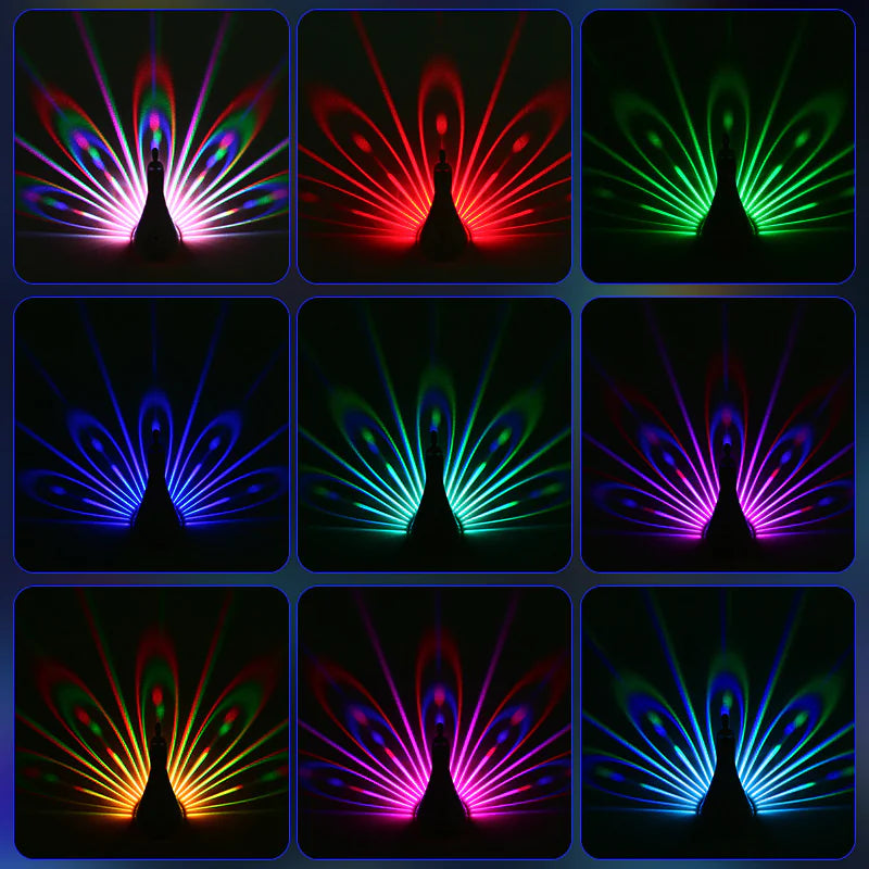 Peacock 3D Wall Lamp - 888