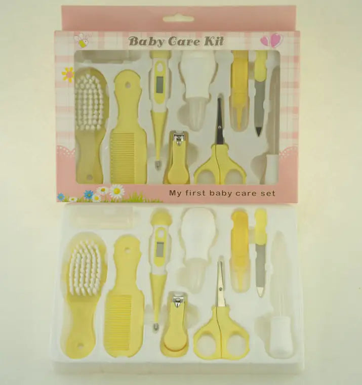 Thermometer für Mutter und Kind, Fütterung, Nasenpflege, 10-teiliges Set, Baby-Maniküre-Klemme, Nagelknipser-Set