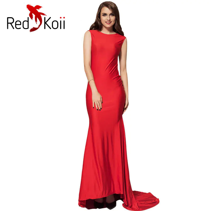 Backless Evening Gown Dress, Long Skirt - 888
