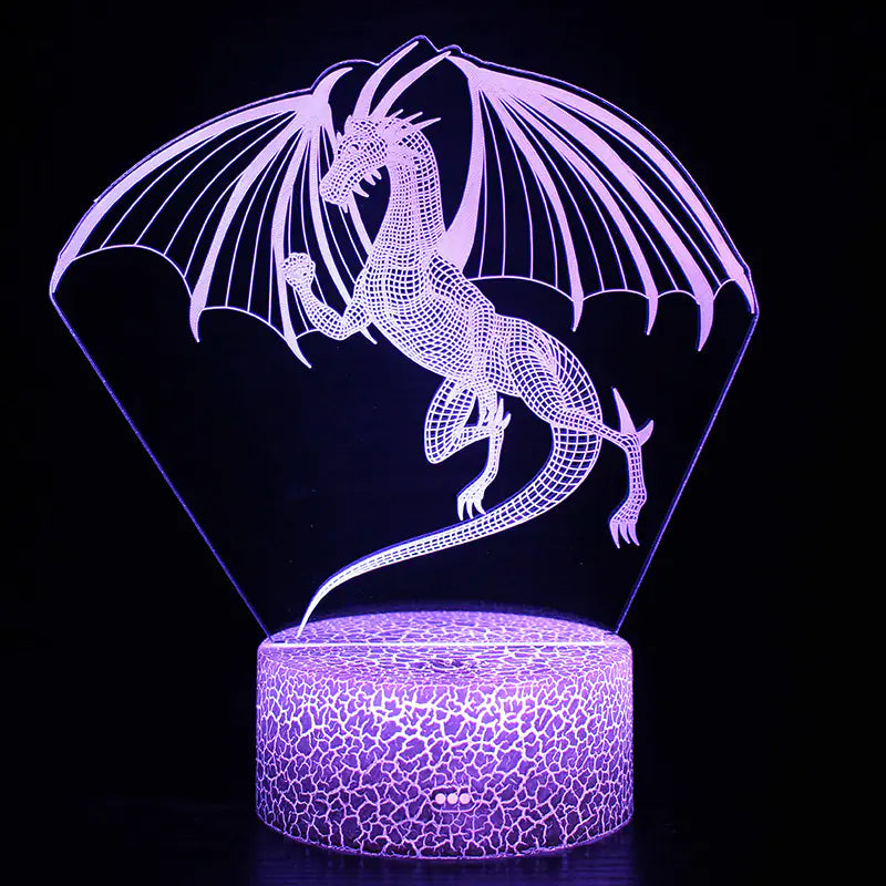 Creative 3D Cartoon LED Table Lamp for Bedroom