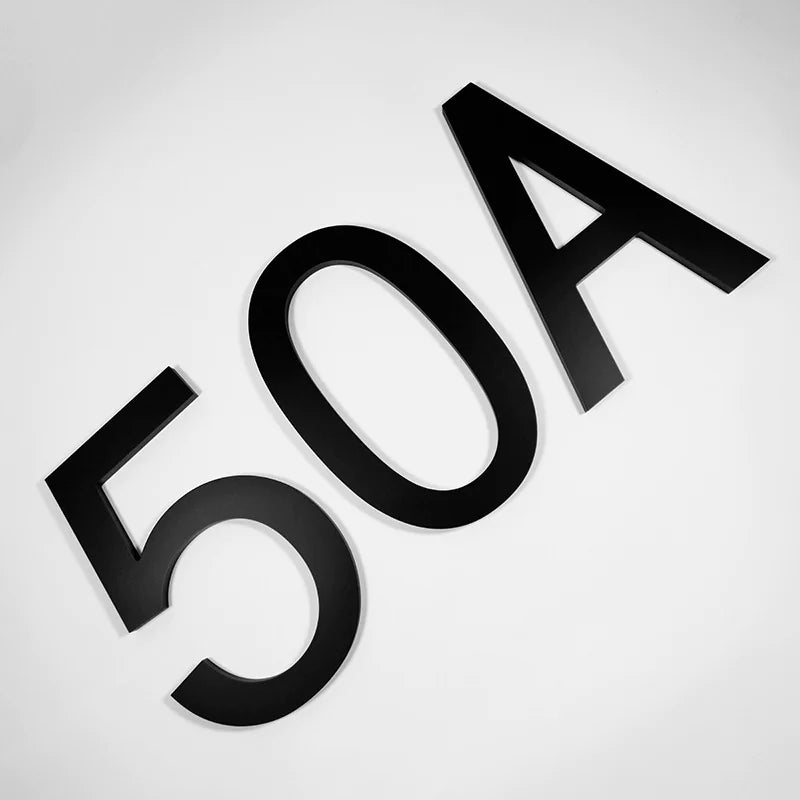 Acrylic Floating House Number - 888