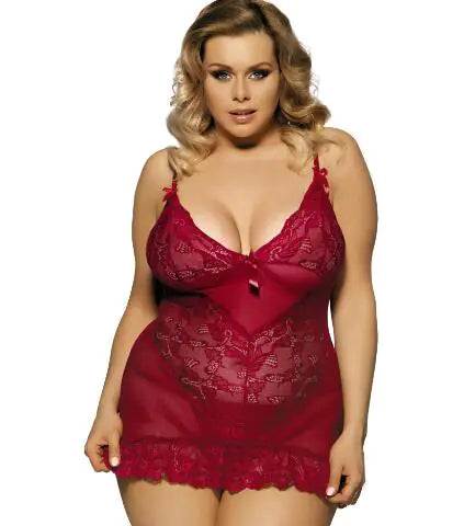 Lace Temptation Transparent Nightgown for Women - Lingerie