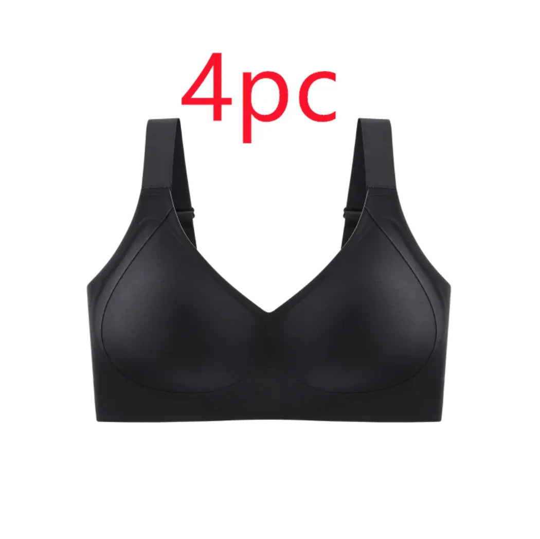 Plus Size Traceless Push-Up Sports Bra - Lingerie