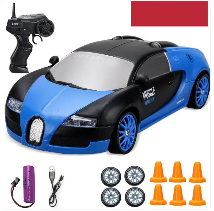 Huangbo 4WD Remote Control Car RC Drift Car Electric Charging Toy - 888
