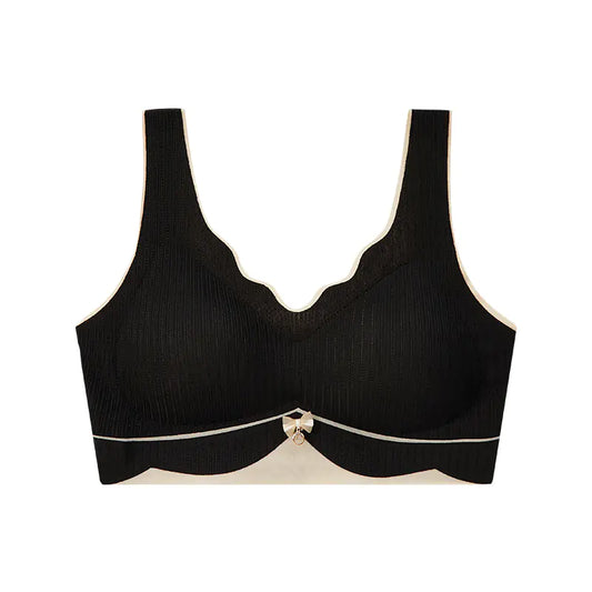 Plus Size Seamless Wireless Sports Sleep Bra for Women - Lingerie