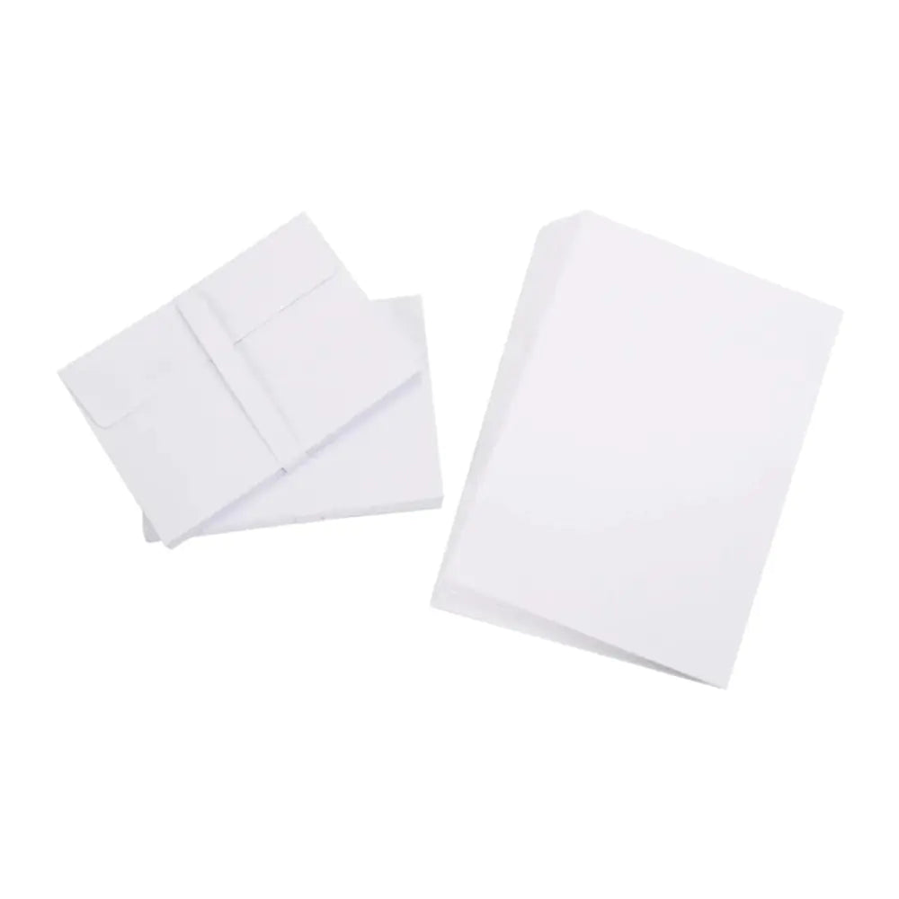 Darice A7 Cards & Envelopes 50 Sets Ensemble - White