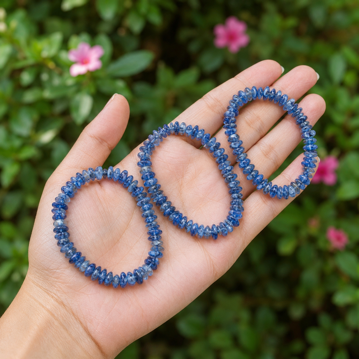 Kyanite Chip Bracelet (Relaxation and Angelic Communication)