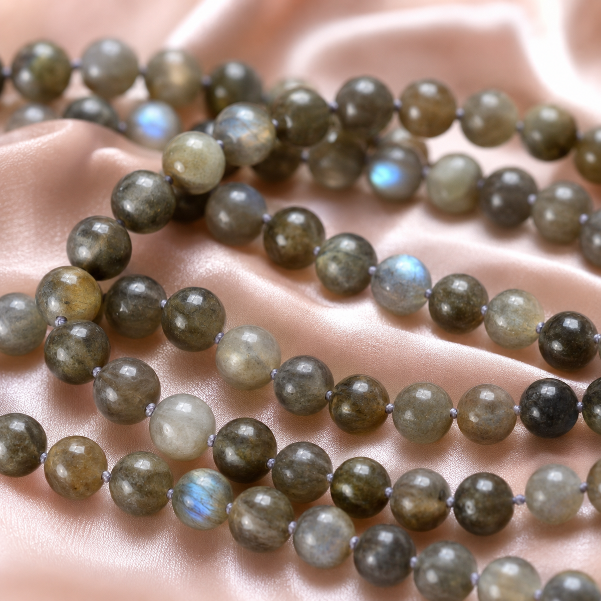 Labradorite Beads, Natural Round Crystal Beads 4mm to 12mm