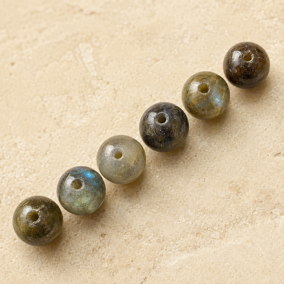 Labradorite Beads, Natural Round Crystal Beads 4mm to 12mm