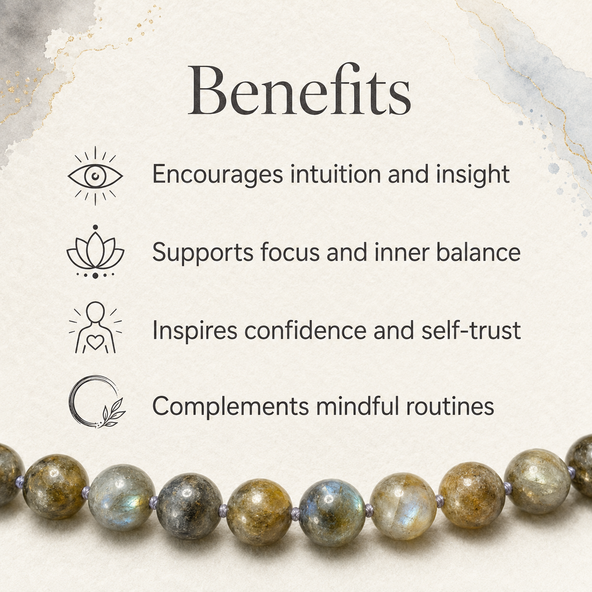 Labradorite Beads, Natural Round Crystal Beads 4mm to 12mm