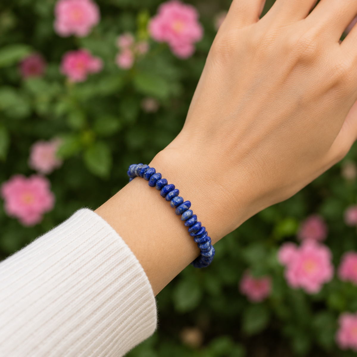 Lapis Lazuli Chip Bracelet (Good Fortune and Clarity)
