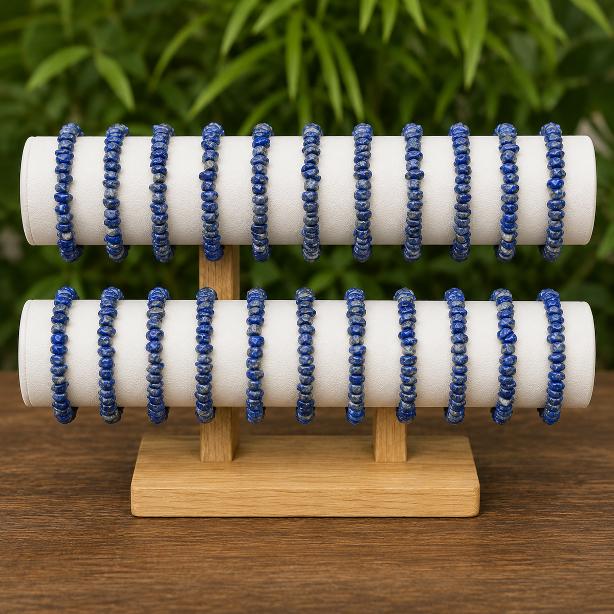 Lapis Lazuli Chip Bracelet (Good Fortune and Clarity)