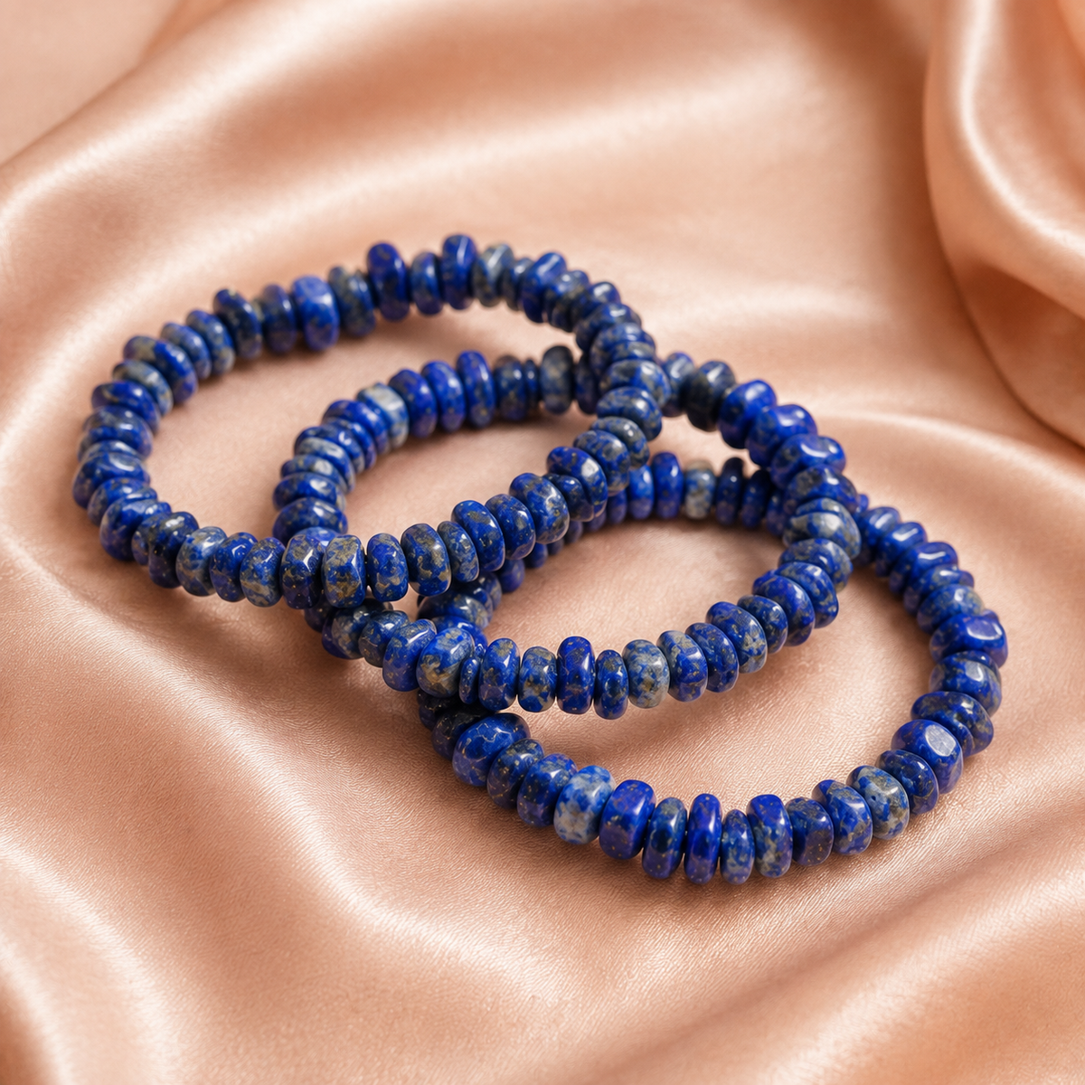Lapis Lazuli Chip Bracelet (Good Fortune and Clarity)