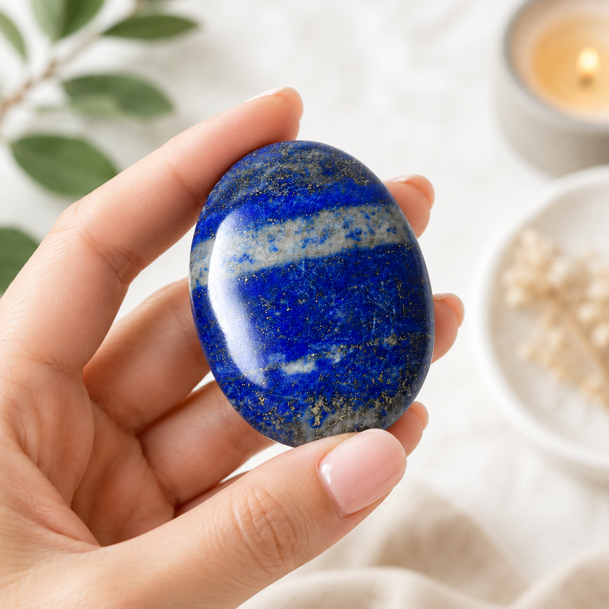 Lapis Lazuli Pocket Stones (Grounding and Protection)