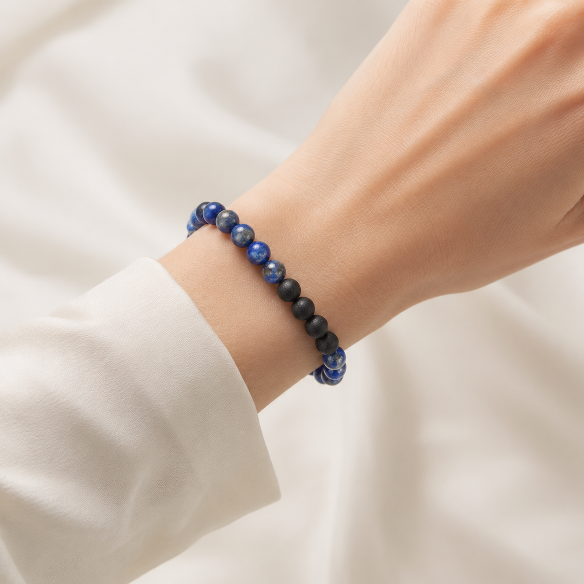 Lapis Lazuli Diffuser Bracelet, Lava Diffuser Jewelry, Aromatherapy, Essential Oil Bracelet, Spiritual Gift, Yoga Gift for Her