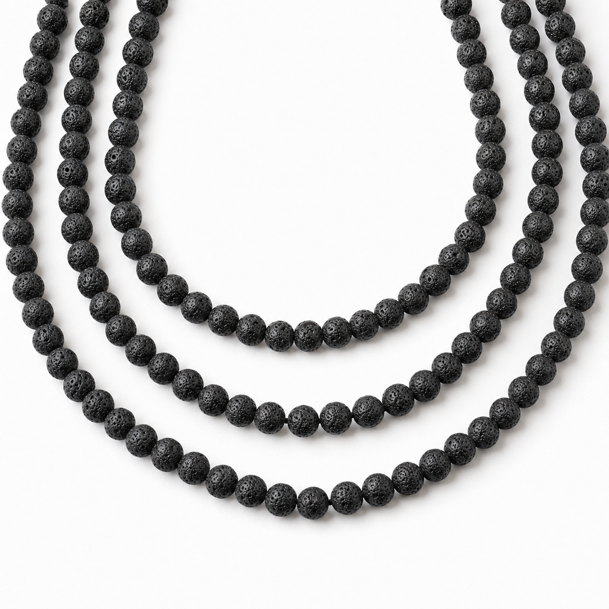 Lava Beads, Natural Round Crystal Beads 4mm to 12mm