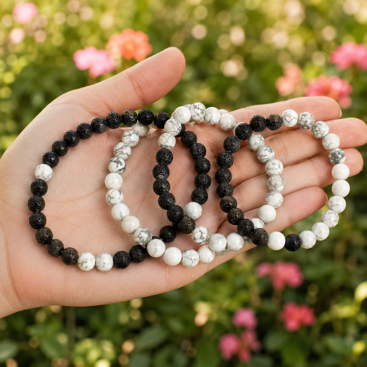 Lava Howlte Couple Bracelets, Anniversary Gift (Expansion and Inspiration )