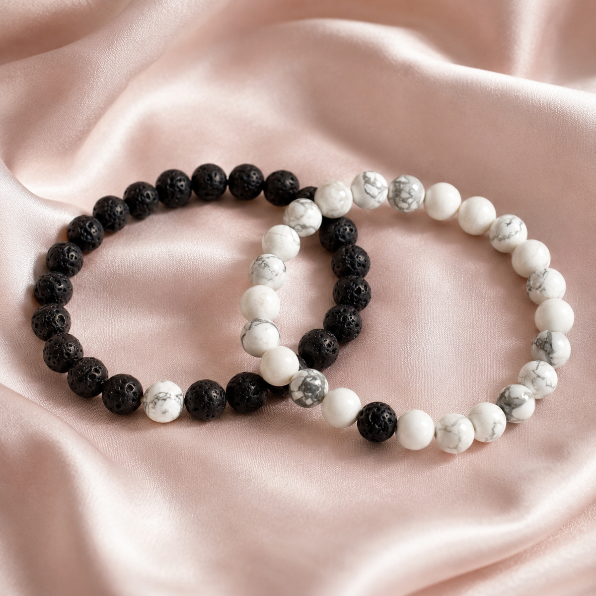 Lava Howlte Couple Bracelets, Anniversary Gift (Expansion and Inspiration )
