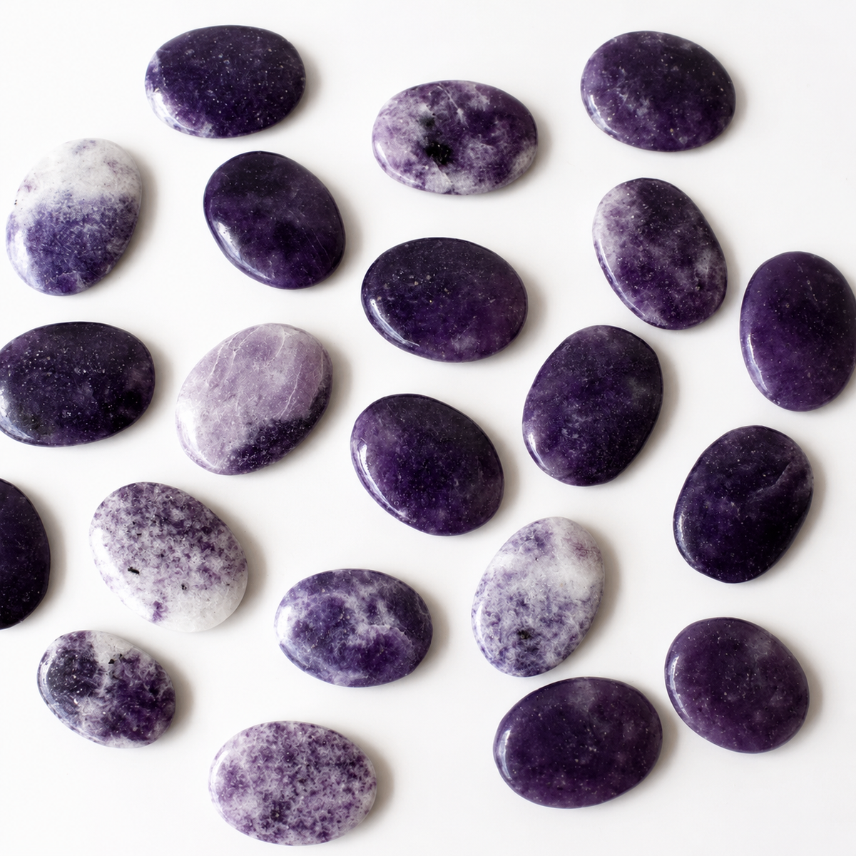Lepidolite Pocket Stones (Joy and Relaxation)