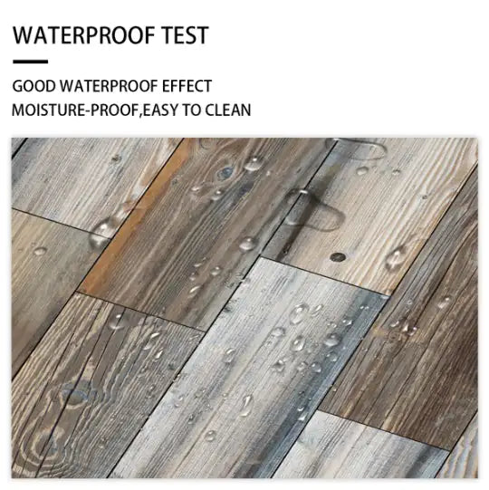 12 Pcs Wood Grain Splicing Wall Sticker Peel And Stick Backsplash PVC Wall Tile, Waterproof And Oil -Resistant Stickon Tile For Kitchen Backplash, Bathroom Self Adhesive Design Wall Decoration