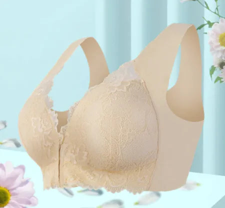 Front Buckle Thin Lace  Bra - Lingerie