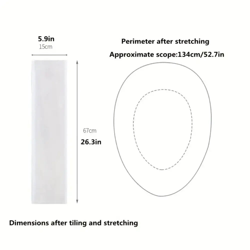 10pcs Portable Disposable Toilet Seat Cover