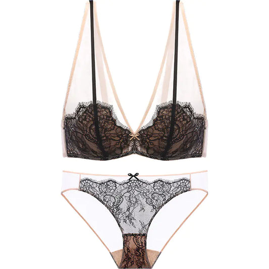 Bothyoung Lace Bralette Set for Small Busts - Lingerie