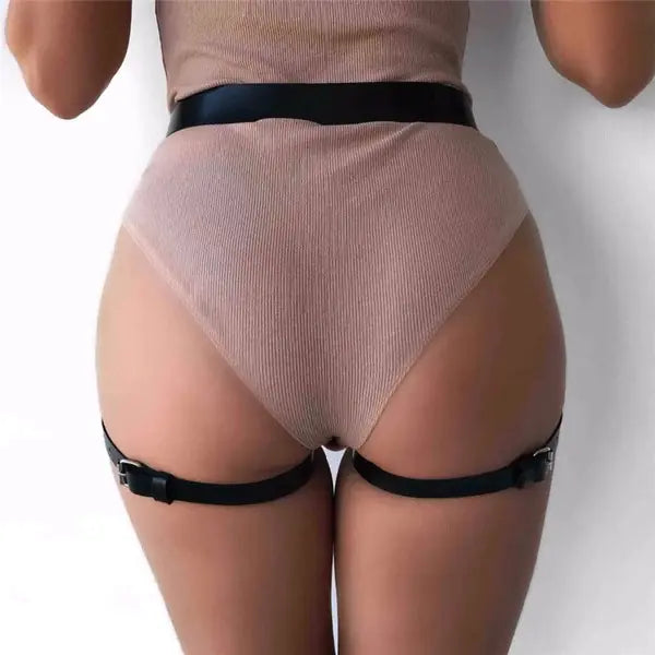 High Waist Suspender Belt for Lingerie Binding - Lingerie