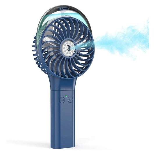 3000mAh Battery Electric USB Mini Cooling Fans Portable Handheld Misting Mist Rechargeable Fan