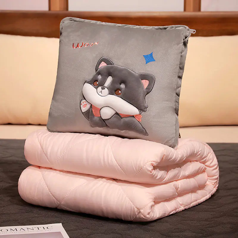 2-in-1 Three-Dimensional Pillow Quilt