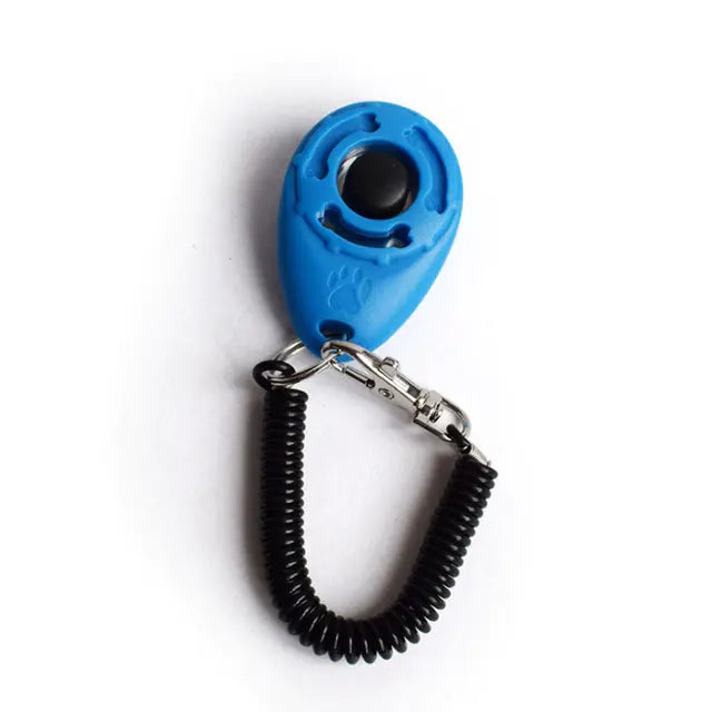 Einstellbarer Hundetrainings-Clicker mit Schlüsselanhänger-Gurt 