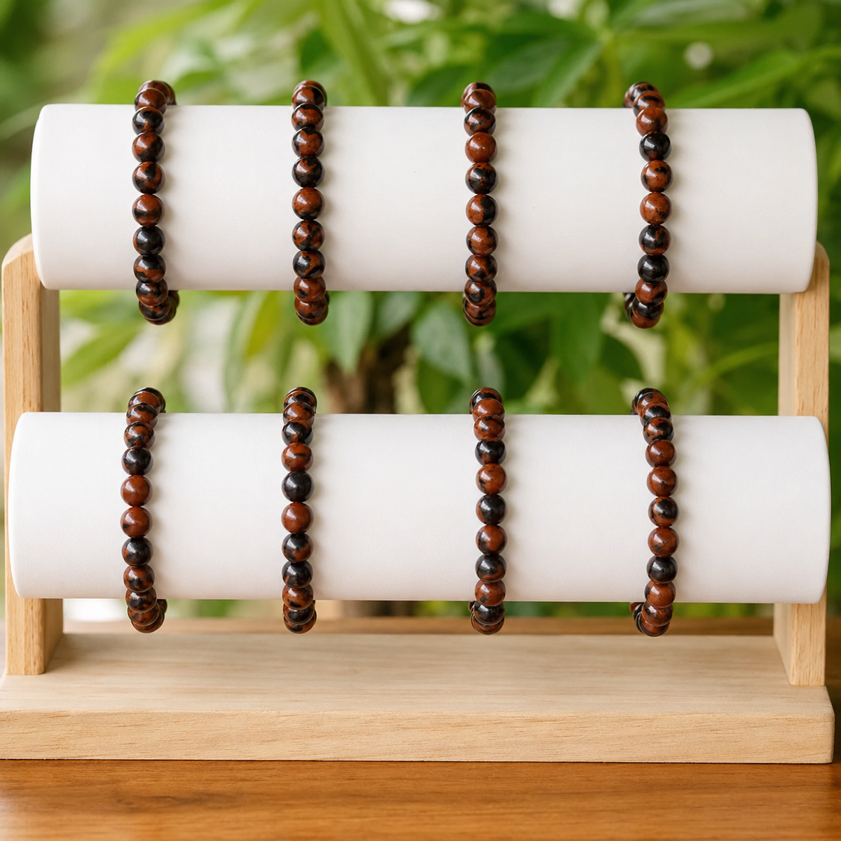 Mahogany Obsidian Bracelet (Creativity and Growth)