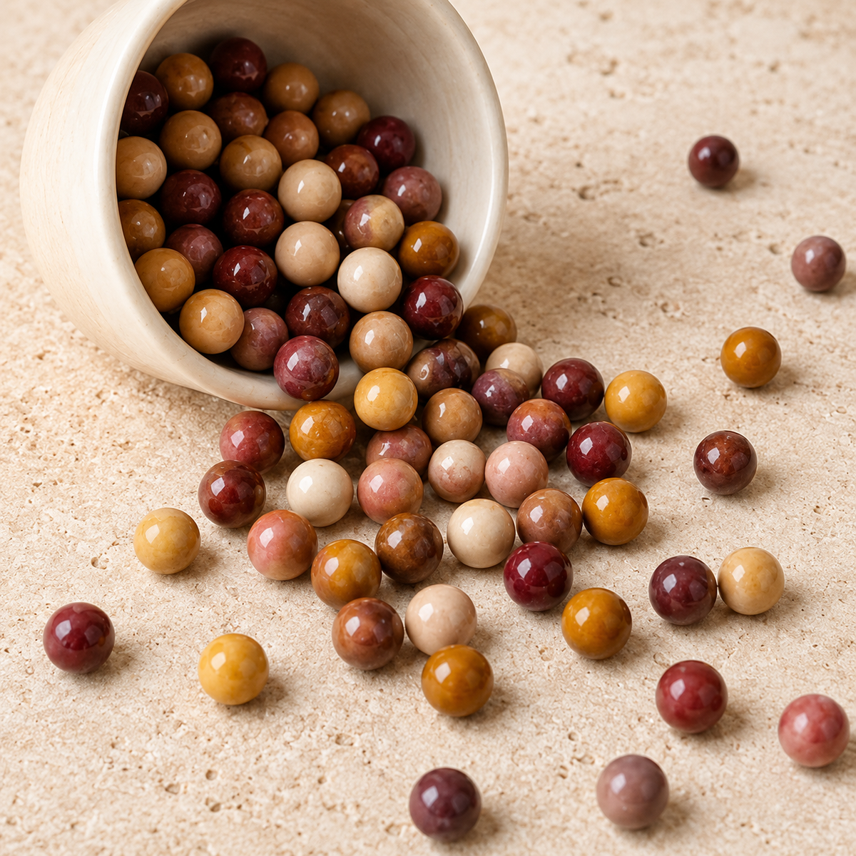 Mookaite Beads, Natural Round Crystal Beads 4mm to 12mm