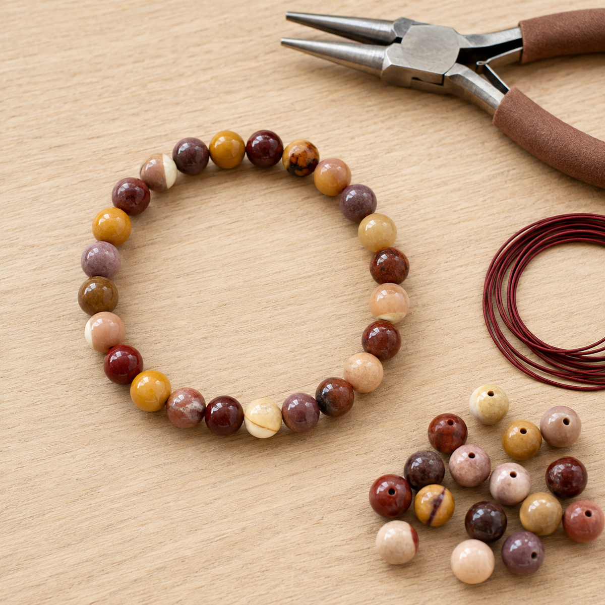 Mookaite Bracelet (Leadership and Longevity)
