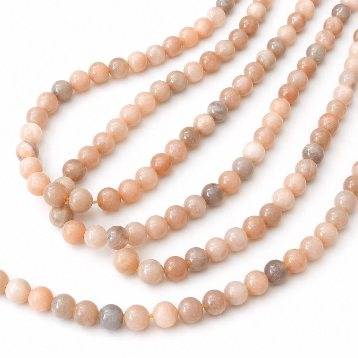 Moonstone Beads, Natural Round Crystal Beads 4mm to 12mm