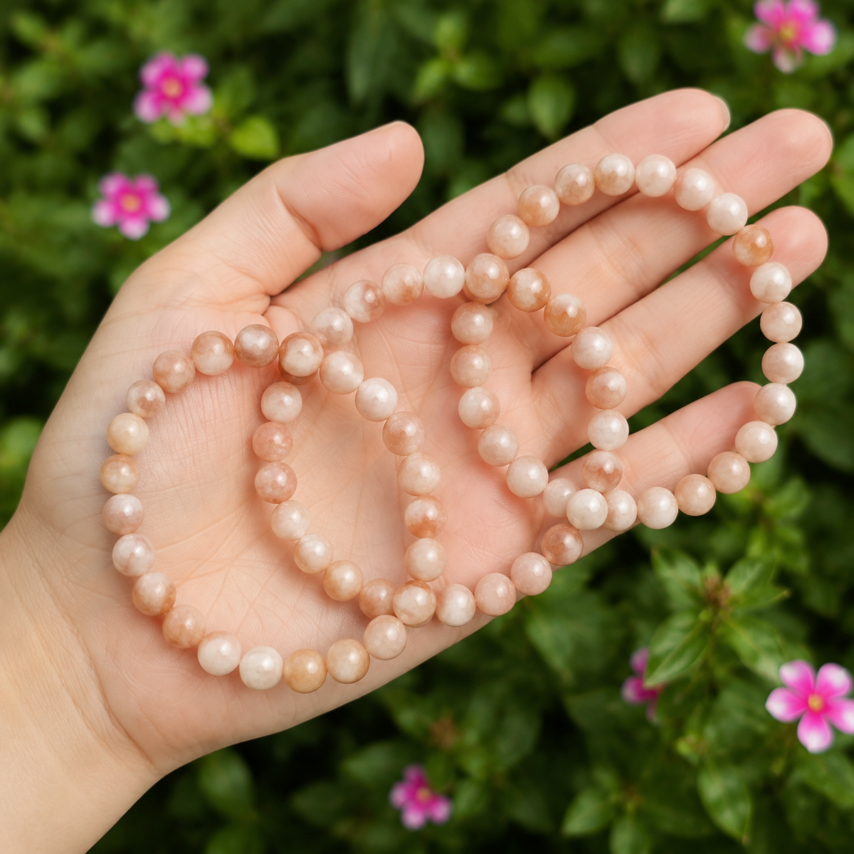 Moonstone Bracelet | Moonstone Gemstone Bracelet (Creativity and Generosity)