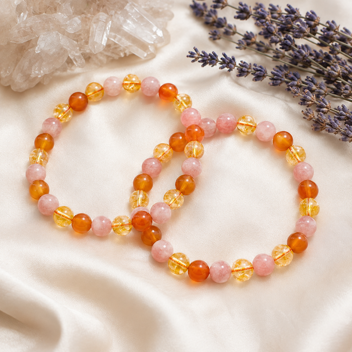 MOTIVATION AND ENERGY Crystals Bracelet, for Student.