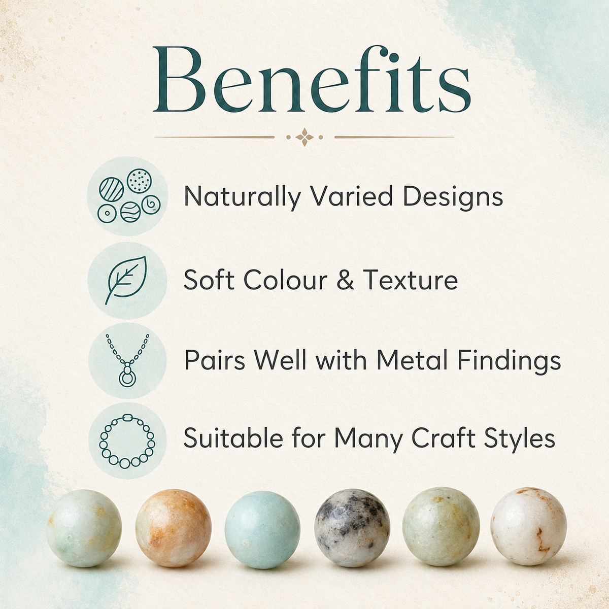 Multi Amazonite Beads, Natural Round Crystal Beads 4mm to 10mm