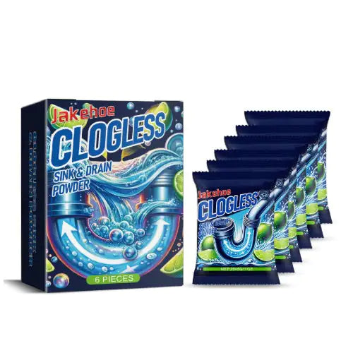 Jakehoe Drain Cleaning Powder Boxed Kitchen And Toilet Drain Pipe Deodorizing And Oil Stain Blocking Cleaning Powder