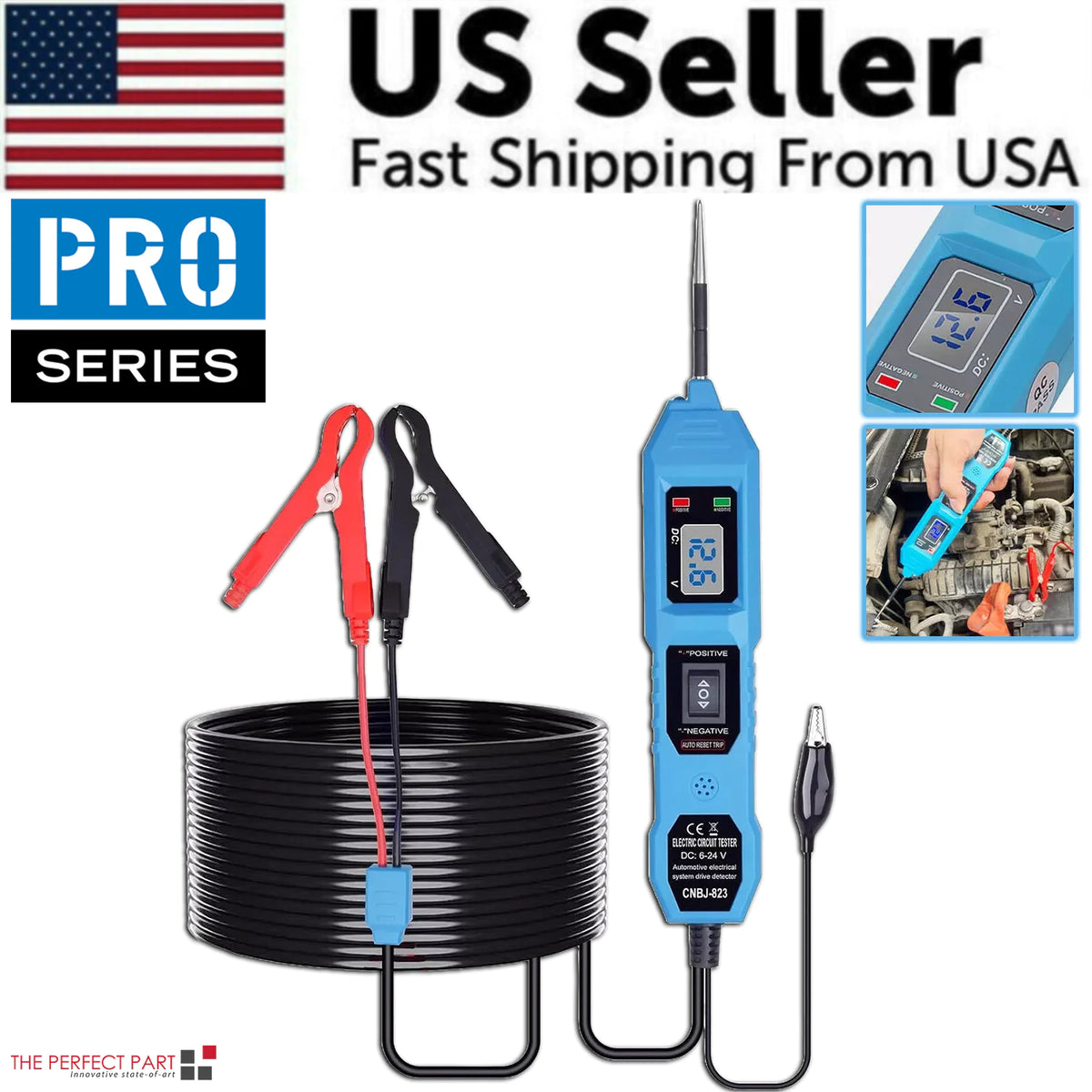 3.5-36V Digital Automotive Car Power Circuit Electrical Tester Probe Test Light