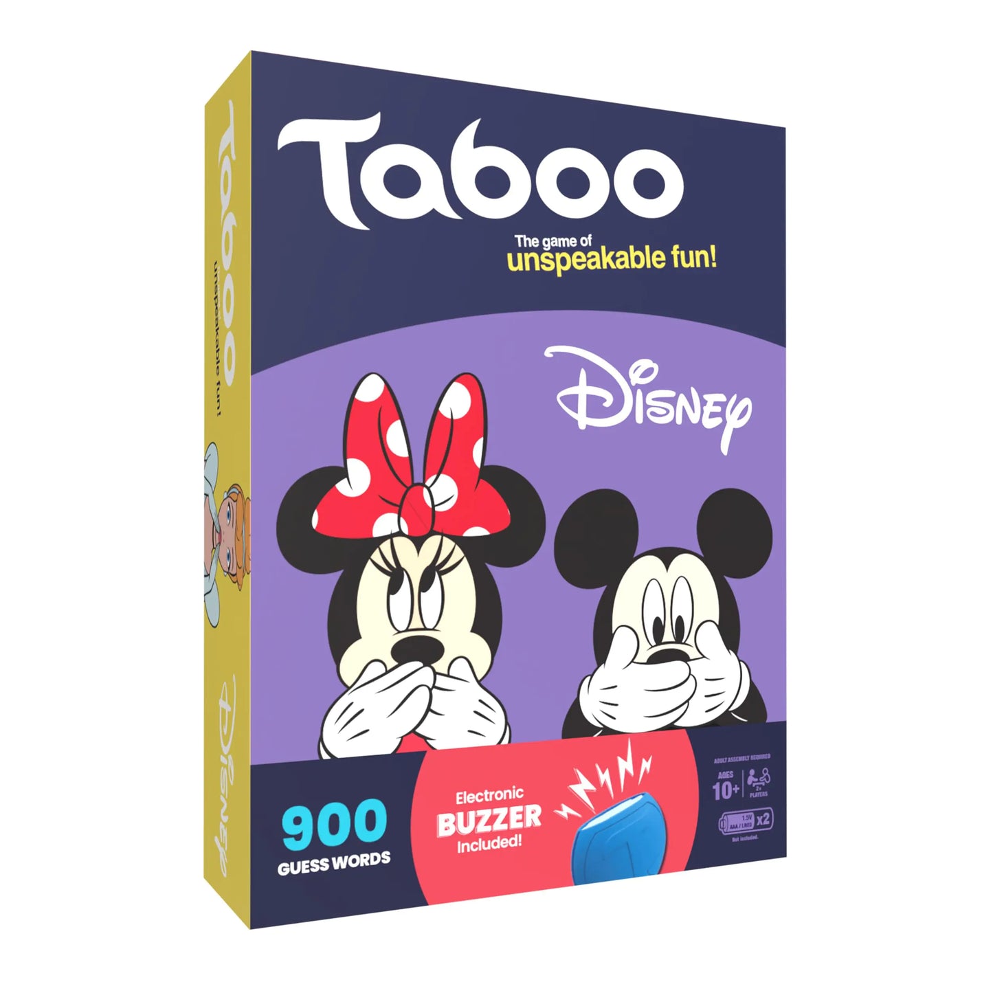 Taboo: Disney Edition Party Board Game | Disney Themed Family Guess Word Game | Officially Licensed Disney Merchandise | Game for 2 Players or More | Perfect for Disney Fans | Ages 10 and Up - US seller