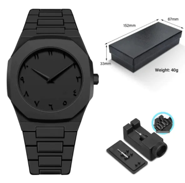 Retro Arabic Quartz Watch - 888